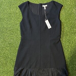 NWT Rebecca Taylor Black Textured Mini Dress $350 MSRP